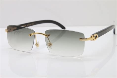 cartier glasses sun|authentic cartier buffalo horn glasses.